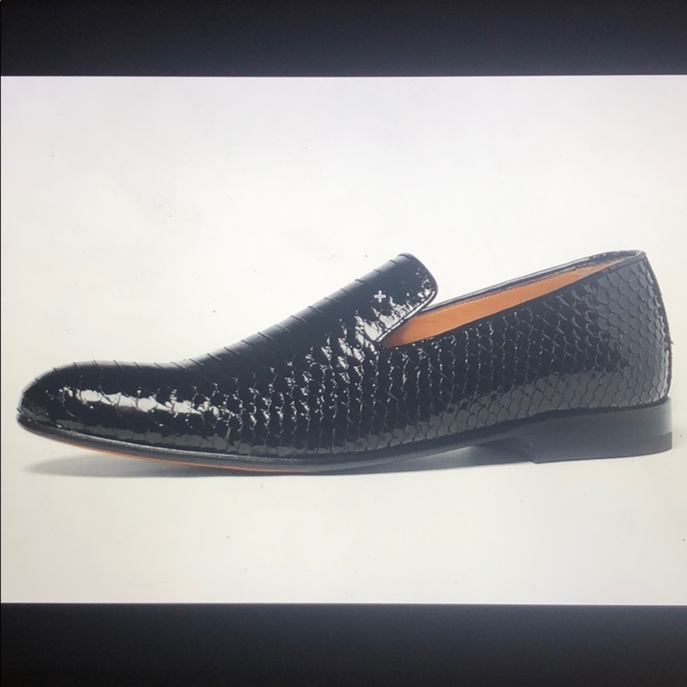 Brand New Paul Andrew NYX Python Leather Slip Ons
